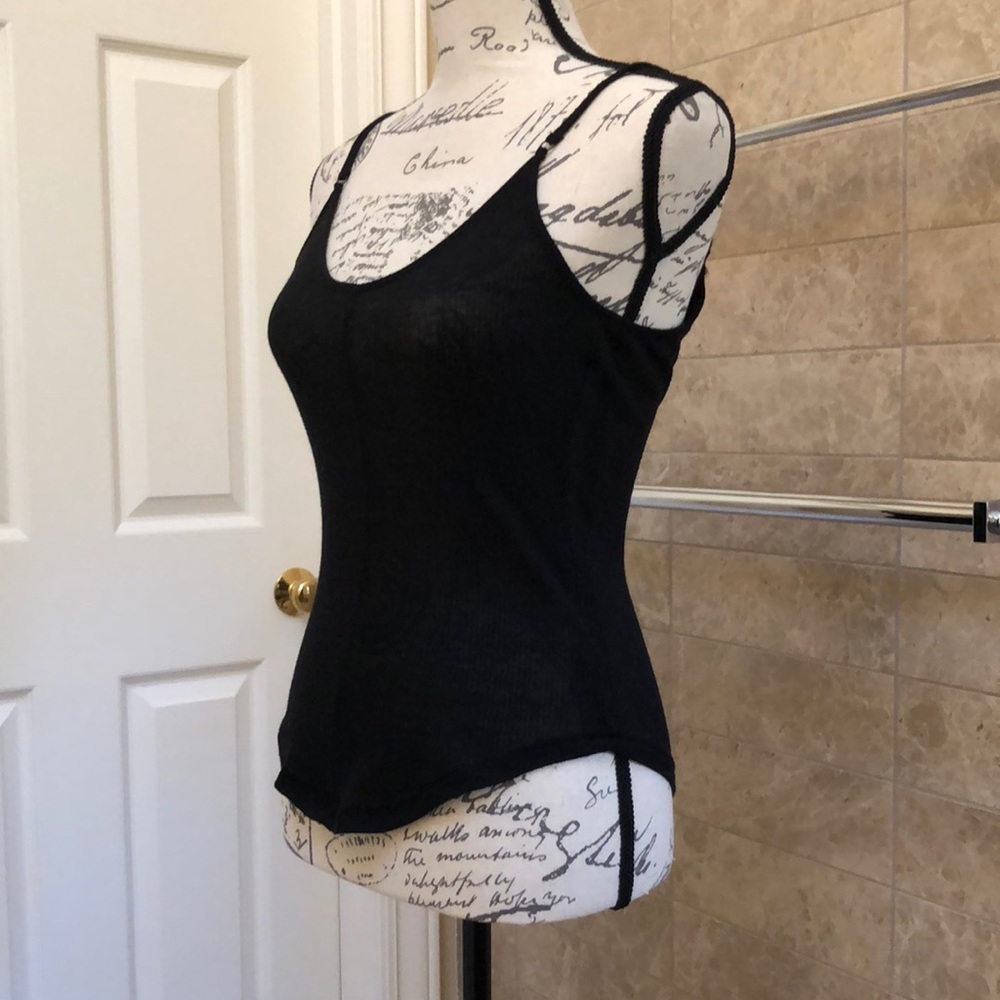 Medium Black Tank Top (thin material)